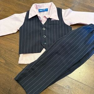 Happy Fella Toddler Boys 3 Piece Suit - 18 Months
